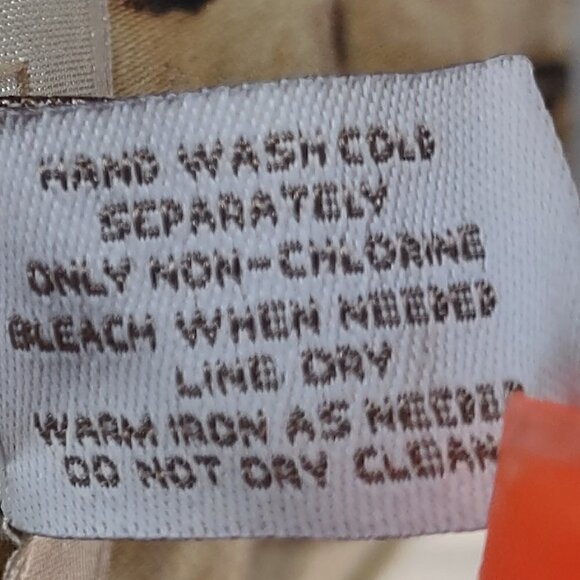 Chico's Brown Beaded Embellished Artisan Animal Print Open Jacket Size 1 Size M - Picture 14 of 15